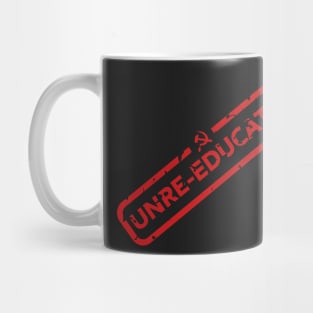 Stamped Unre-educated - Thought Criminal Mug